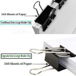 12 Pcs Extra Large Binder Clips 2.4 Inch Length for Office (Upgrade) - Image 6